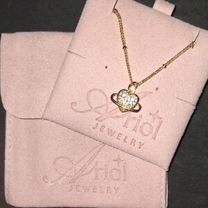 Gold Filled Heart Pendant Necklace